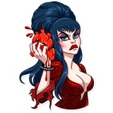 Ms. Elvira WhatsApp Sticker #20