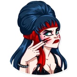 Ms. Elvira WhatsApp Sticker #23