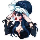 Ms. Elvira WhatsApp Sticker #24