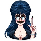 Ms. Elvira WhatsApp Sticker #27