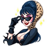Ms. Elvira WhatsApp Sticker #30