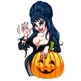 Ms. Elvira WhatsApp Sticker #5