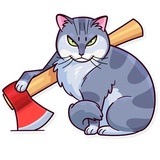 Meme Cats WhatsApp Sticker #30