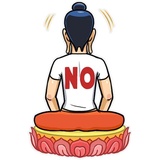 Modern Buddha WhatsApp Sticker #12