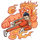 Modern Buddha WhatsApp Sticker #19