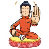 Modern Buddha WhatsApp Sticker #30