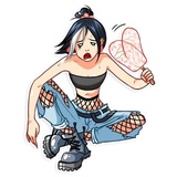 Modern Geisha WhatsApp Sticker #21