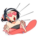 Modern Geisha WhatsApp Sticker #22