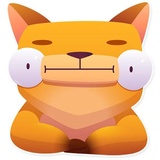 Moka the Dog WhatsApp Sticker #13