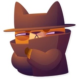 Moka the Dog WhatsApp Sticker #16