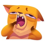 Moka the Dog WhatsApp Sticker #21