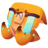 Moka the Dog WhatsApp Sticker #24