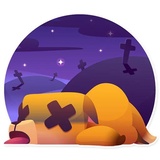 Moka the Dog WhatsApp Sticker #30