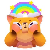 Moka the Dog WhatsApp Sticker #7