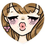 Momoko WhatsApp Sticker #11