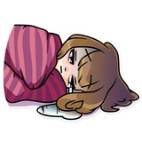 Momoko WhatsApp Sticker #17