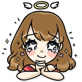 Momoko WhatsApp Sticker #19