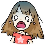 Momoko WhatsApp Sticker #3