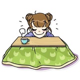 Momoko WhatsApp Sticker #30