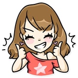 Momoko WhatsApp Sticker #4