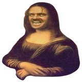 MonaLisa Parody WhatsApp Sticker #12