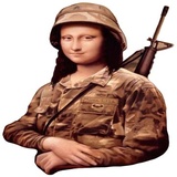 MonaLisa Parody WhatsApp Sticker #13