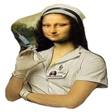 MonaLisa Parody WhatsApp Sticker #17