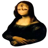 MonaLisa Parody WhatsApp Sticker #23