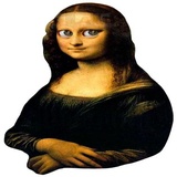 MonaLisa Parody WhatsApp Sticker #6