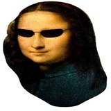 MonaLisa Parody WhatsApp Sticker #7