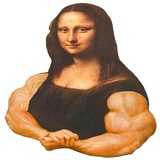 MonaLisa Parody WhatsApp Sticker #8