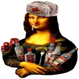 MonaLisa Parody WhatsApp Sticker #9