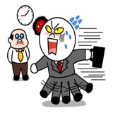 Salaryman WhatsApp Sticker #9