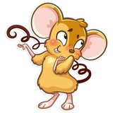 Arno the Mouse WhatsApp Sticker #8
