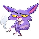 Mr. Bat WhatsApp Sticker #10