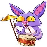 Mr. Bat WhatsApp Sticker #18