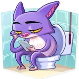 Mr. Bat WhatsApp Sticker #21