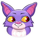 Mr. Bat WhatsApp Sticker #24