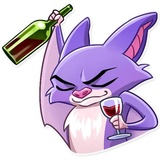 Mr. Bat WhatsApp Sticker #28