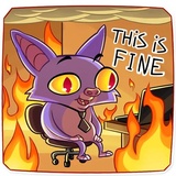 Mr. Bat WhatsApp Sticker #29