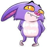 Mr. Bat WhatsApp Sticker #5