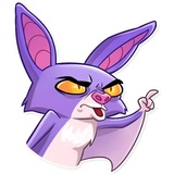 Mr. Bat WhatsApp Sticker #7