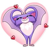 Mr. Bat WhatsApp Sticker #9