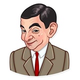 Mr. Bean WhatsApp Sticker #11