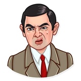 Mr. Bean WhatsApp Sticker #13