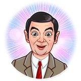 Mr. Bean WhatsApp Sticker #14