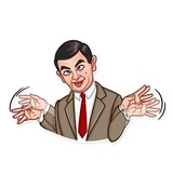 Mr. Bean WhatsApp Sticker #15