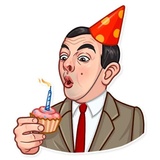 Mr. Bean WhatsApp Sticker #16