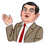 Mr. Bean WhatsApp Sticker #19
