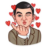 Mr. Bean WhatsApp Sticker #2